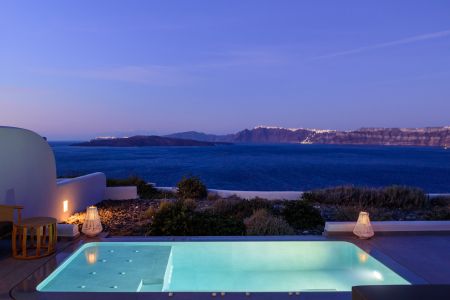 Neptune Luxury Suites on Akrotiri of Santorini island