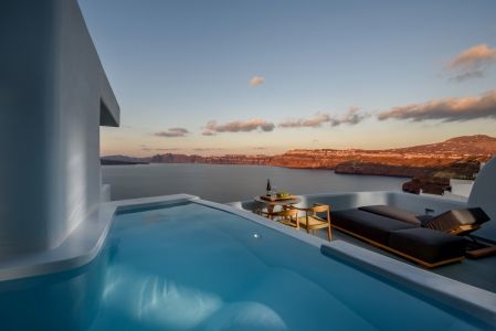 Neptune Luxury Suites in Akrotiri of Santorini island