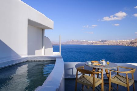 Neptune Luxury Suites on Akrotiri of Santorini island